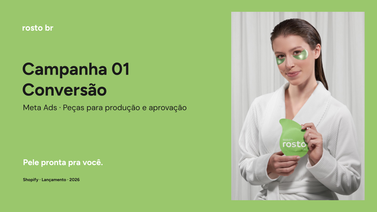 Peça de Meta Ads Campanha 01 Conversão Rosto Brasil